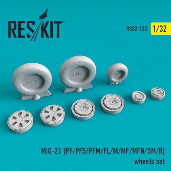 1/32 MiG-21 wheels