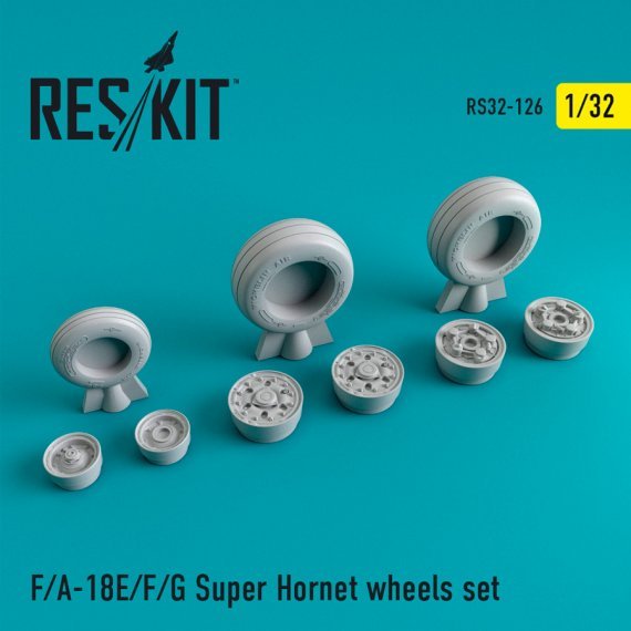 1/32 Boeing F/A-18E/F/A-18F/F/A-18G Super Hornet wheels set
