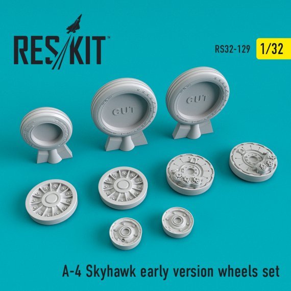 1/32 A-4 Skyhawk early version wheels