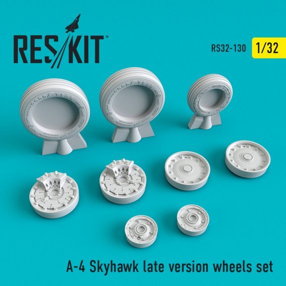 1/32 A-4 Skyhawk late version wheels