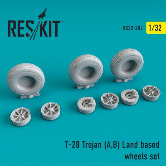 1/32 T-28 Trojan Land based wheels