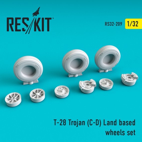 1/32 T-28 Trojan Land based wheels