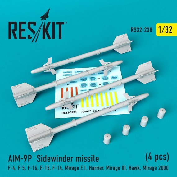 1/32 AIM-9P Sidewinder missile