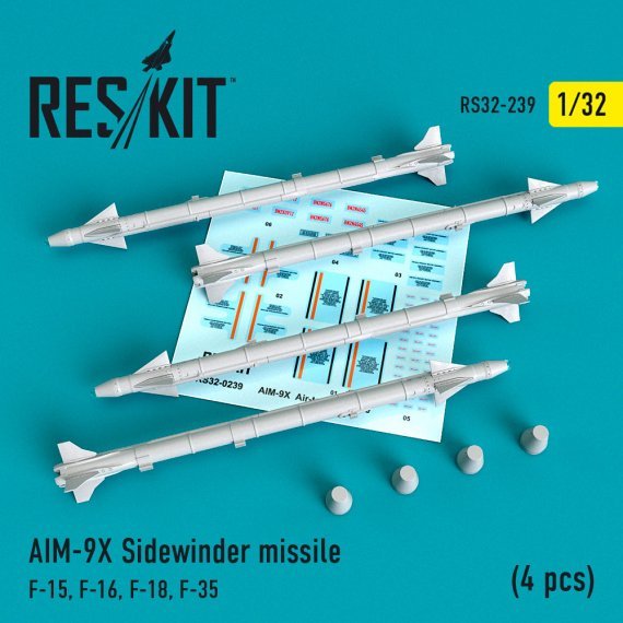 1/32 AIM-9X Sidewinder missile