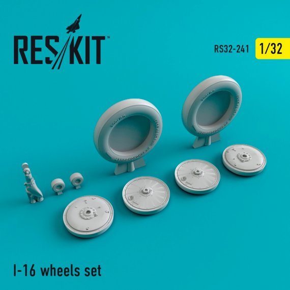1/32 Polikarpov I-16 wheels set