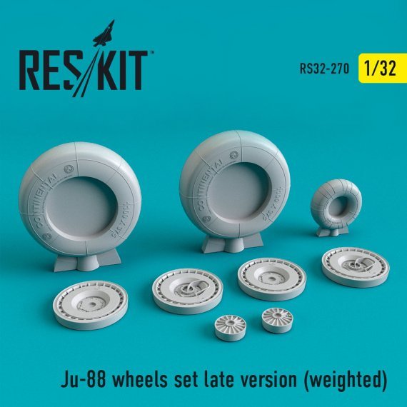1/32 Ju-88 wheels set late version