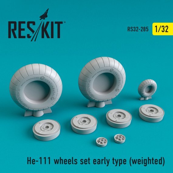 1/32 He-111 wheels set early type