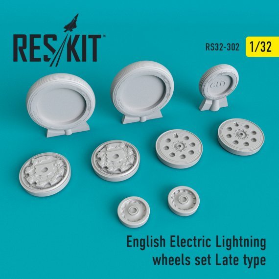 1/32 English Electric Lightning wheels late type