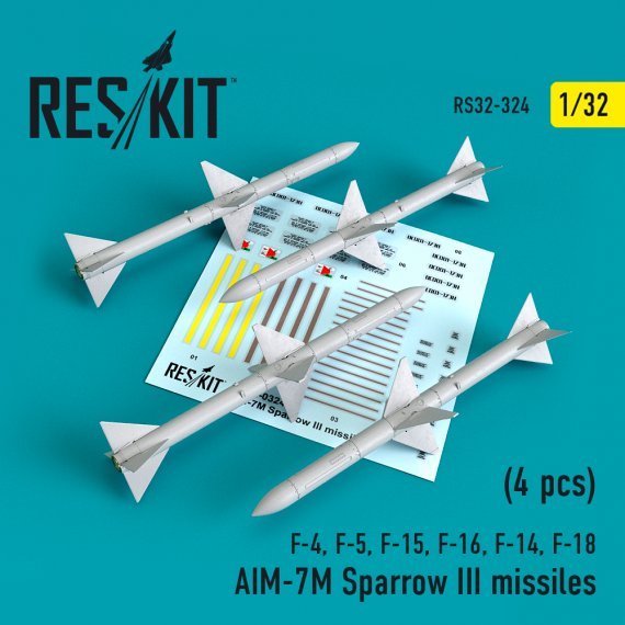 1/32 AIM-7M Sparrow III missiles
