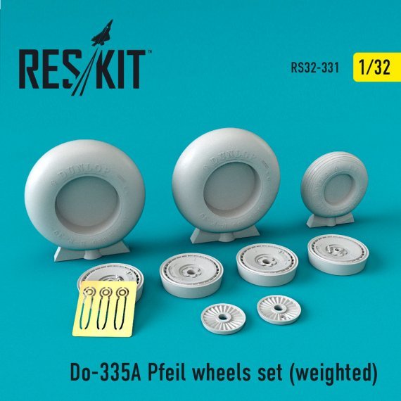 1/32 Do-335A Pfeil wheels set