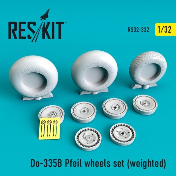 1/32 Do-335B Pfeil wheels set