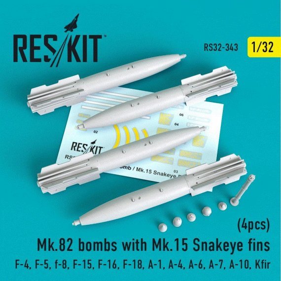 1/32 Mk.82 bomb with Mk.15 Snakeye fins