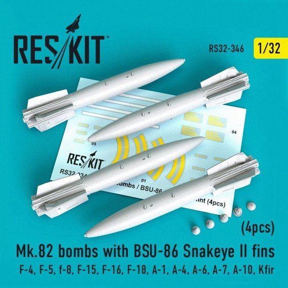 1/32 Mk.82 bombs with BSU-86 Snakeye II fins
