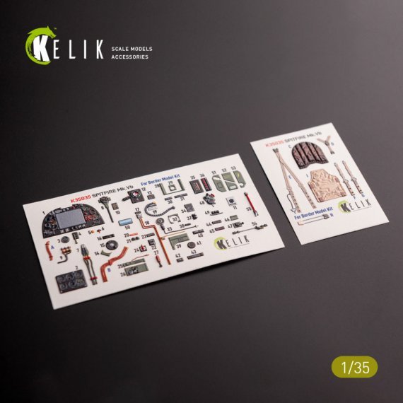 1/35 Spitfire Mk.VB interior 3D for Border Models