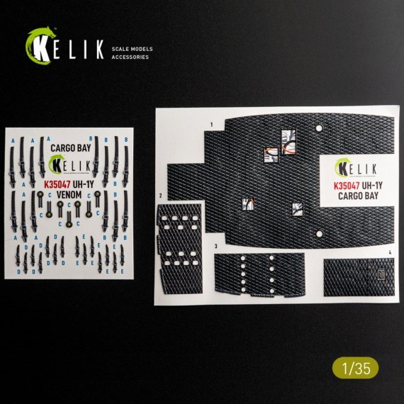 RESKIT Int�rieur Soute UH-1Y Venom 1/35 Trumpeter