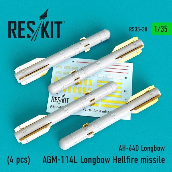 1/35 AGM-114L Longbow Hellfire missile