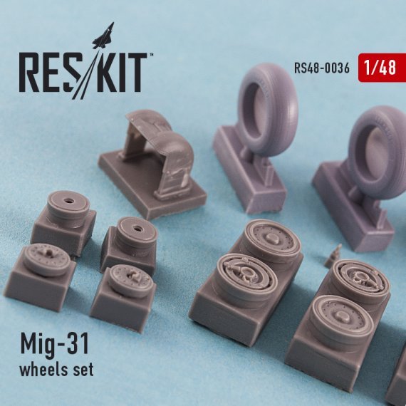 1/48 MiG-31 wheels set