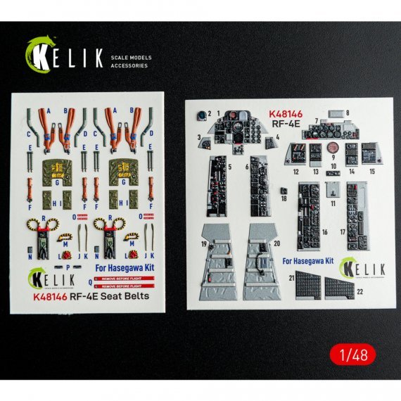 RESKIT 1/48 RF-4E 3D Interior Set for Hasegawa