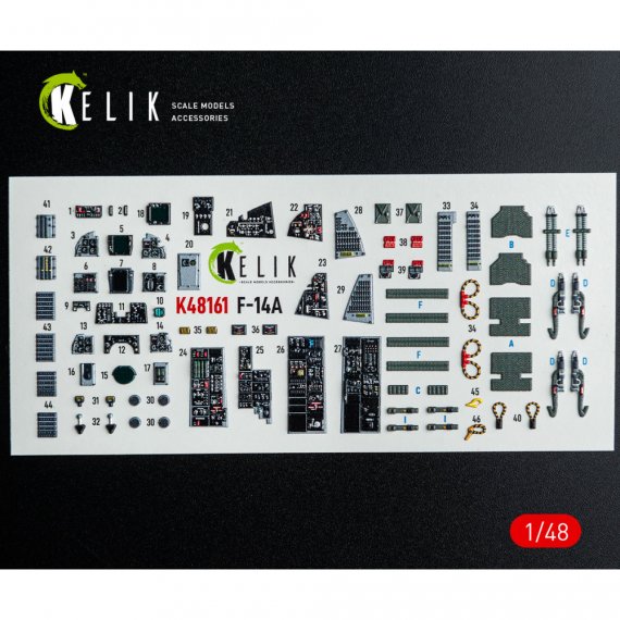 RESKIT 1/48 F-14A Interieur 3D f�r GWH