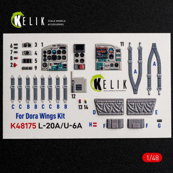 RESKIT 1/48 L-20A/U-6A Type 2 Int�rieur 3D DORA