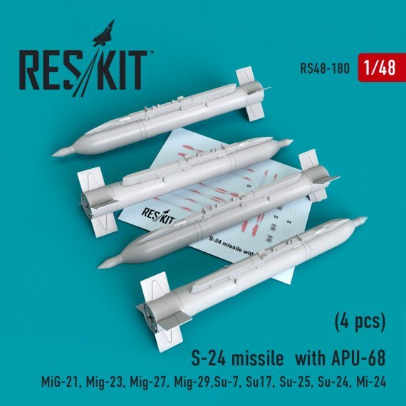 1/48 S-24 missile with APU-68