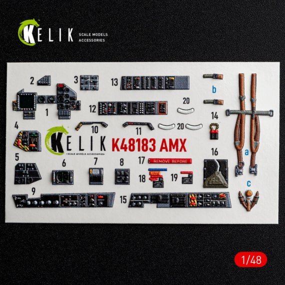 RESKIT 1/48 Int�rieur 3D AMX HBB