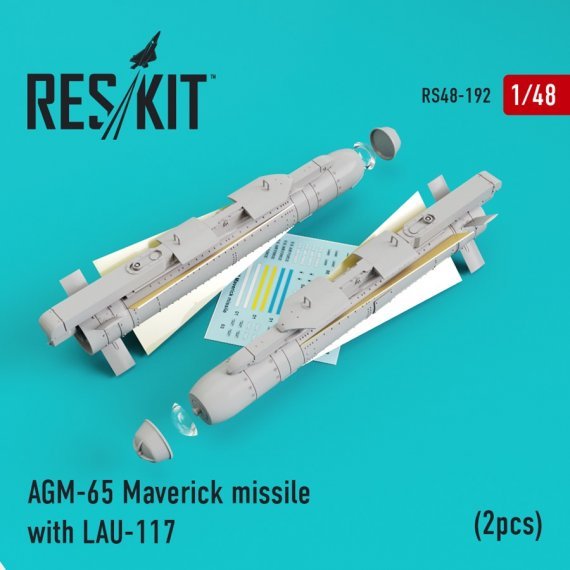 1/48 AGM-65 Maverick missile with LAU-117