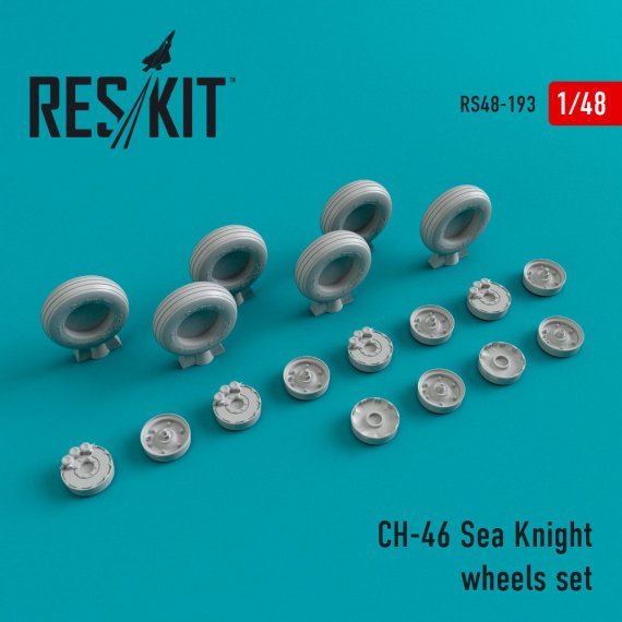 1/48 CH-46 Sea Knight wheel set