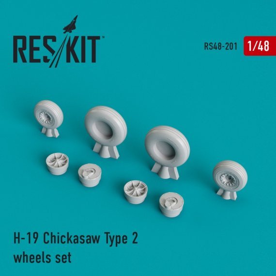 1/48 H-19 Chickasaw Type 2 wheels