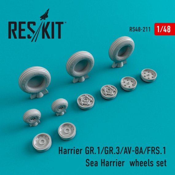 1/48 Harrier GR.1/GR.3/AV-8A/FRS.1 wheels