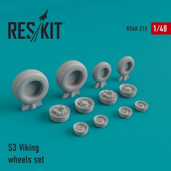 1/48 Lockheed S-3B Viking wheels