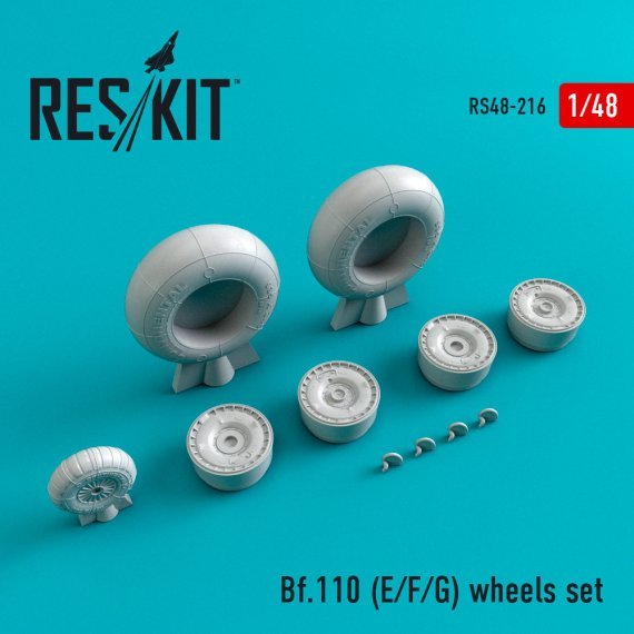 1/48 Bf 110 E/F/G wheels set