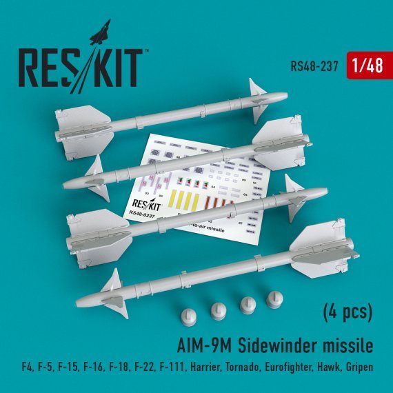 1/48 AIM-9M Sidewinder missile