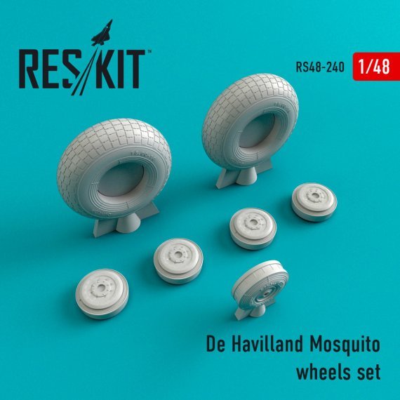 1/48 De Havilland Mosquito wheels