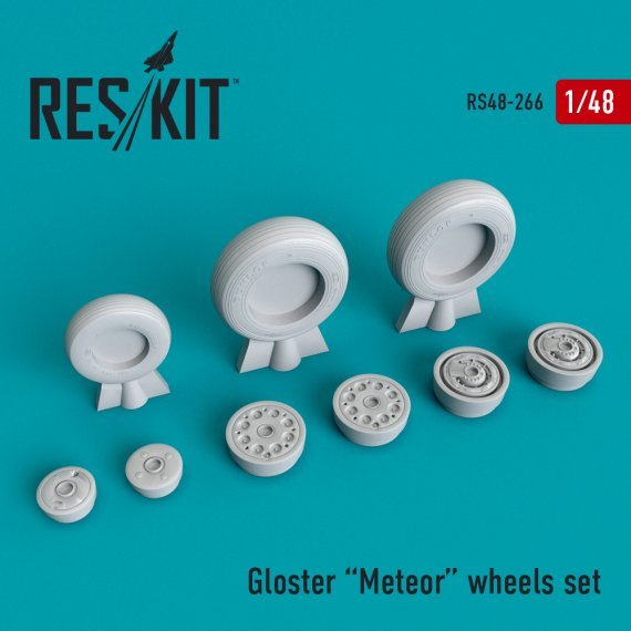 1/48 Gloster Meteor wheels