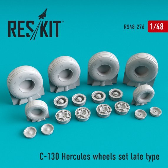 1/48 C-130 Hercules wheels late