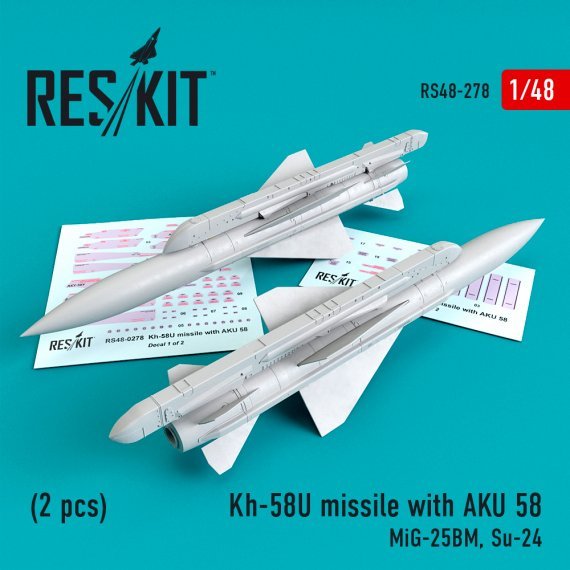 1/48 Kh-58U missile with AKU 58