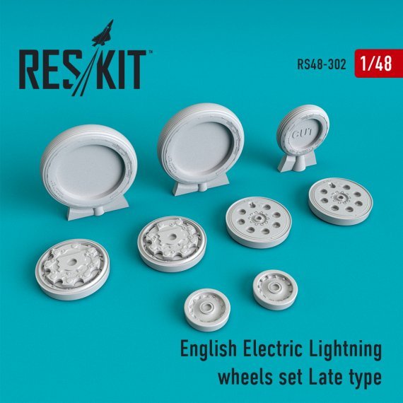 1/48 English Electric Lightning wheels late type