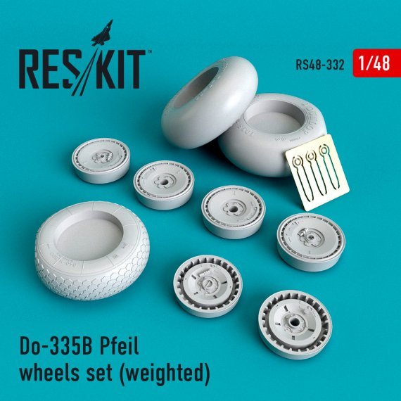 1/48 Do-335B Pfeil wheels set