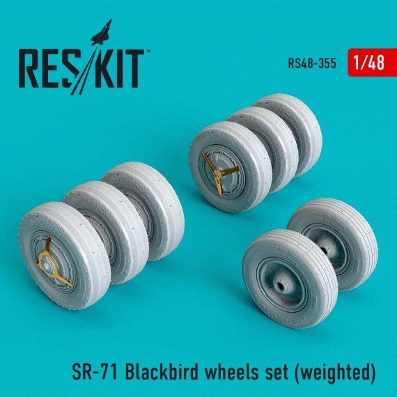 1/48 SR-71 Blackbird wheels set
