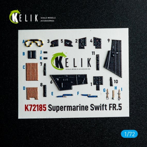 RESKIT 1/72 Supermarine Swift FR.5 Interior 3D Airfix