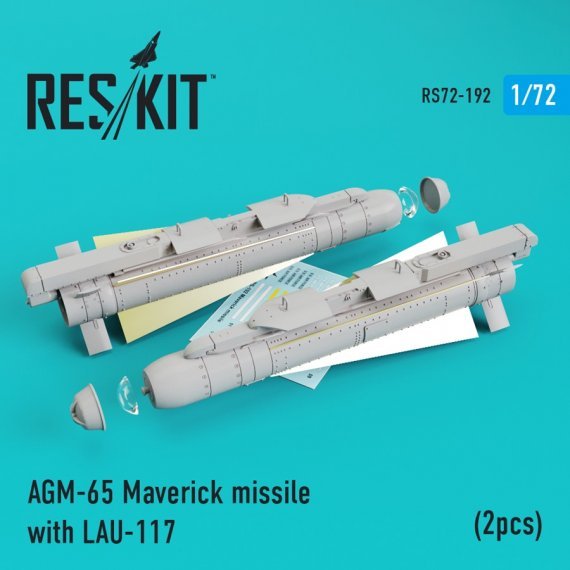 1/72 AGM-65 Maverick missile with LAU-117