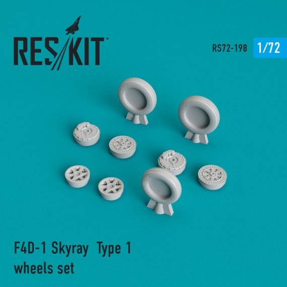 1/72 F4D-1 Skyray Type 1 wheels