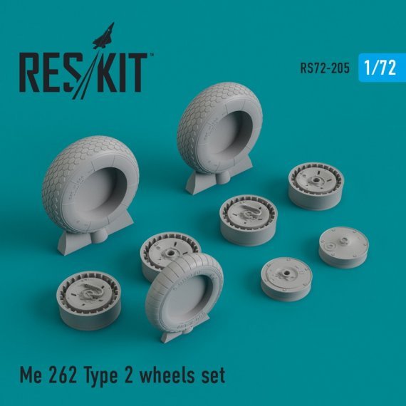 1/72 Messerschmitt Me-262A-1/Me-262B-2 Type 2 wheels set