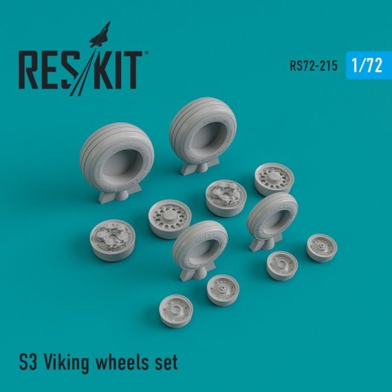 1/72 Lockheed S-3A/S-3B Viking wheels