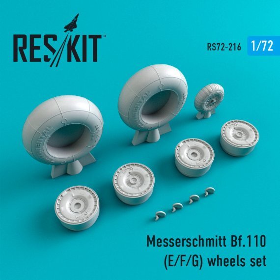 1/72 Bf-110 E/F/G wheels