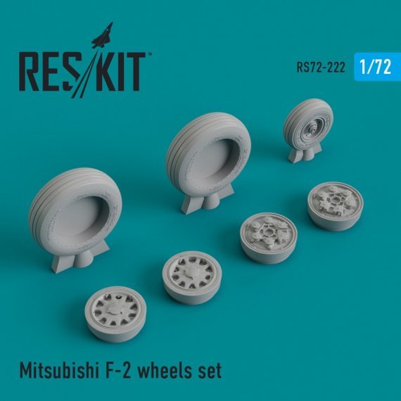 1/72 Mitsubishi F-2 wheels set