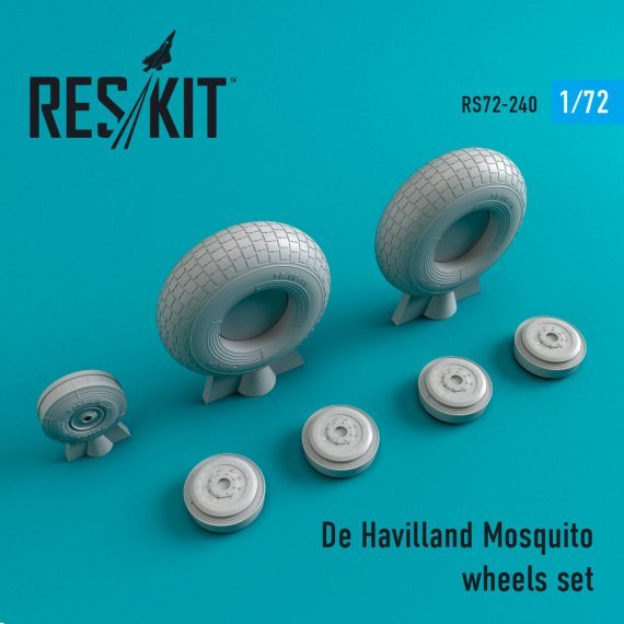 1/72 De Havilland Mosquito wheels