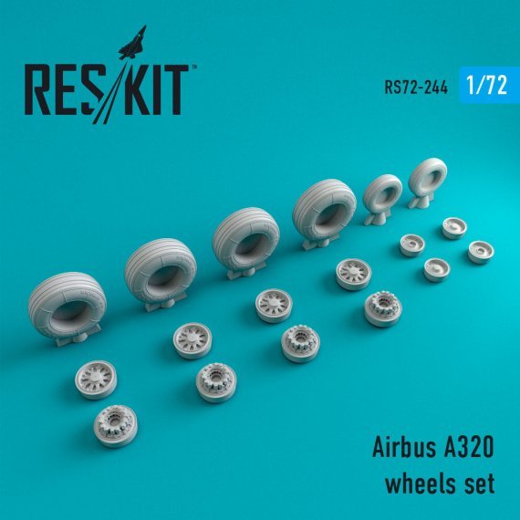 1/72 Airbus A320 wheels