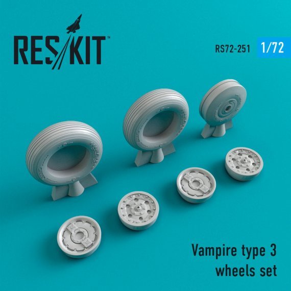 1/72 Vampire type 3 wheels